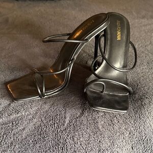 Fashion Nova Sleek Black Heels